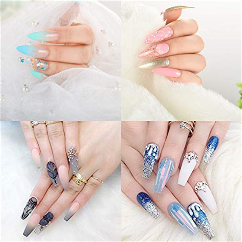 Non-Marketing False Nails - Transparent &amp; Impact-Resistant