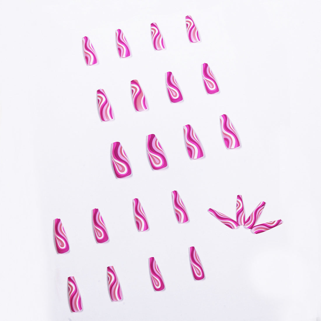 Detachable Artistic Fake Nails - 24-Piece Set | Type2Be