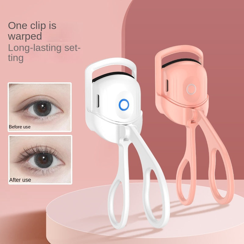 Electric Heated Eyelash Curler – Portable &amp; Rechargeable