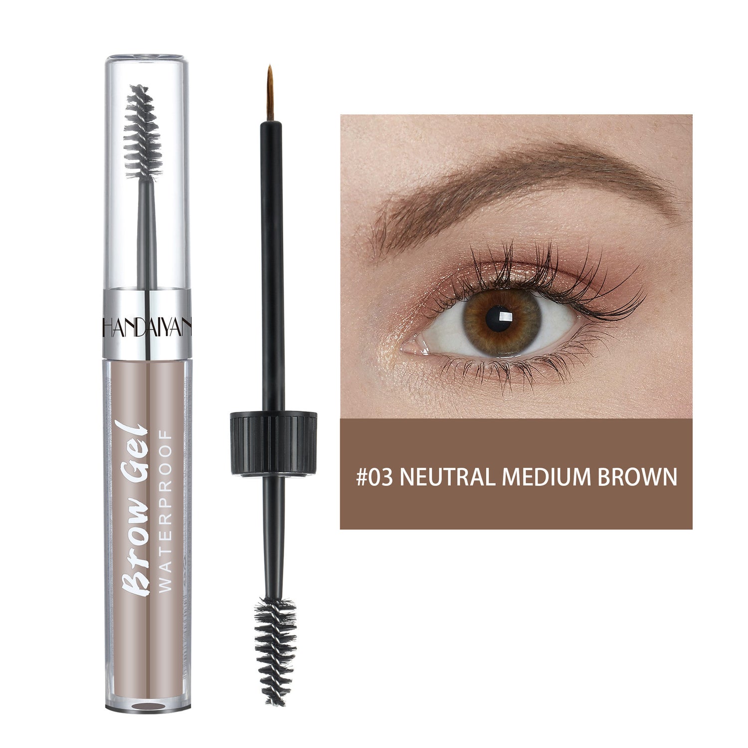 8-Color Waterproof Eyebrow Dye | Long-Lasting, Bold Shades