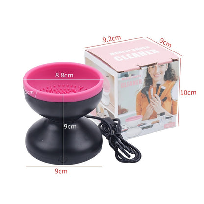 Electric Makeup Brush Cleaner - Portable &amp; USB Operated