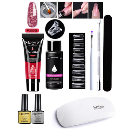 7-Piece Nail Art Crystal Extender Set