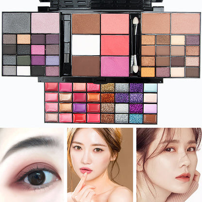 &quot;74-Color Makeup Set | Eyeshadow, Lip Gloss &amp; Blush&quot;