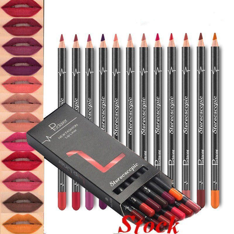 36-Color Waterproof Nude Lip Liner | Non-Smudge &amp; Long-Lasting