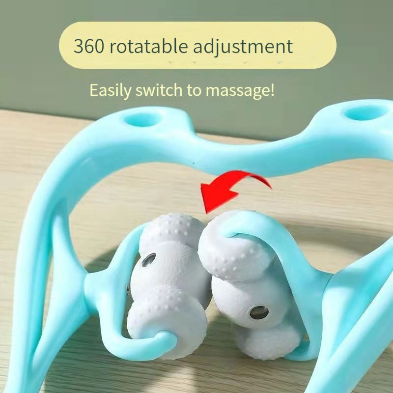 Deep Tissue Neck Massager for Pain Relief | 360° Roller Tool