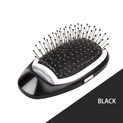 Portable Electric Ionic Hairbrush – Vibrating Scalp Massage