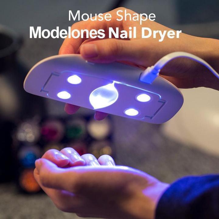 Mini Portable UV Lamp Nail Dryer - Quick &amp; Durable Curing