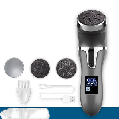 LCD Digital Foot Scrubber - Exfoliating Pedicure Gadget