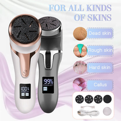 LCD Digital Foot Scrubber - Exfoliating Pedicure Gadget