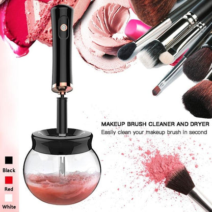 Electric Makeup Brush Cleaner - Fast &amp; Easy Cleaning Tool