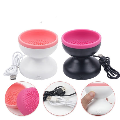 Electric Makeup Brush Cleaner - Portable &amp; USB Operated