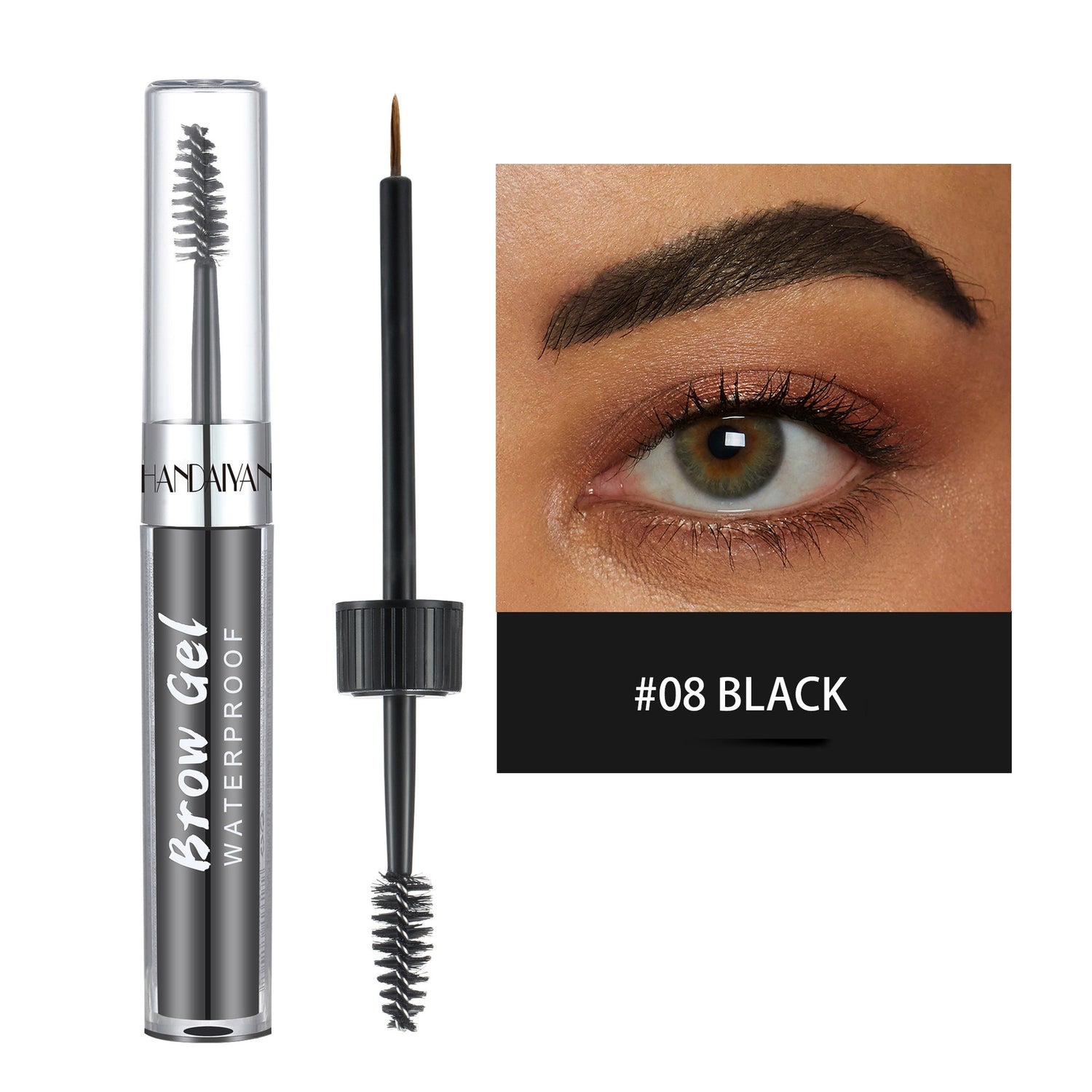 8-Color Waterproof Eyebrow Dye | Long-Lasting, Bold Shades