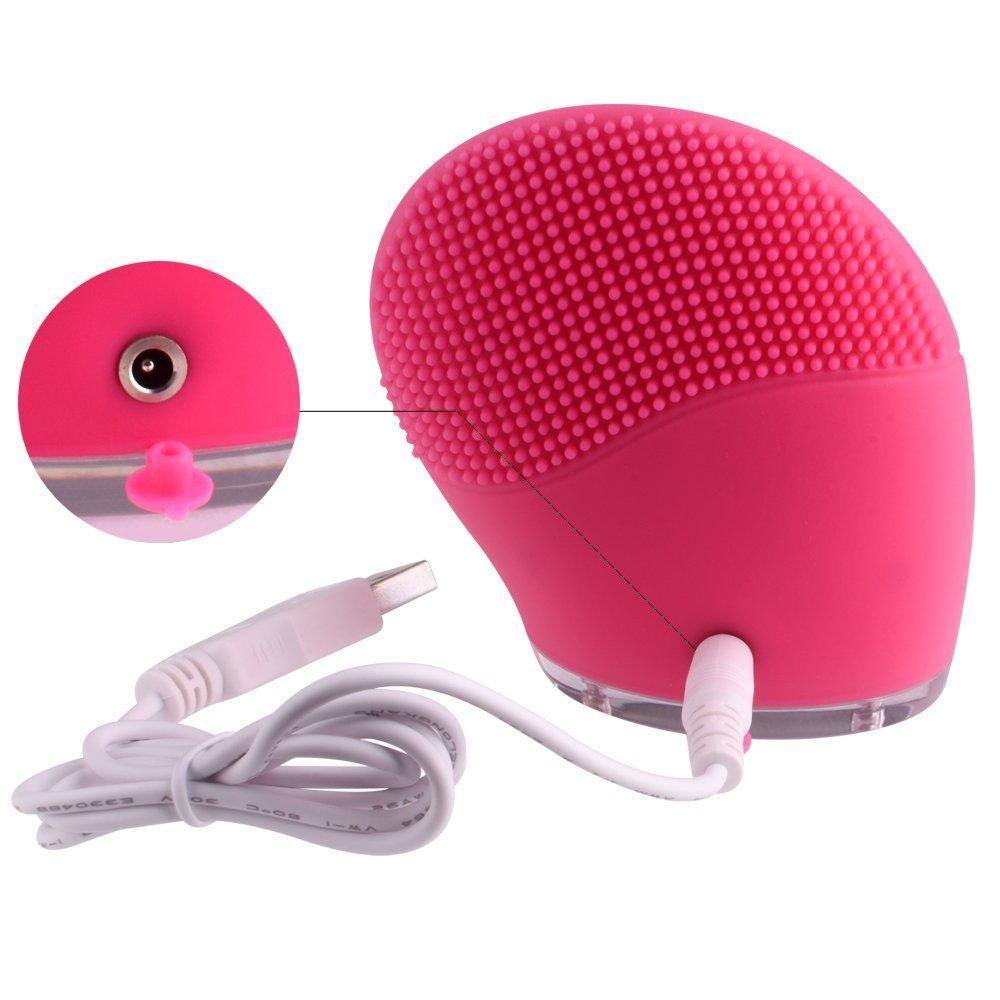 Electric Facial Cleansing Brush - Waterproof &amp; Silicone